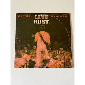 Neil Young Crazy Horse Live Rust 2 LP Original Inner Sleeves 2RX 2296 Cleaned VG